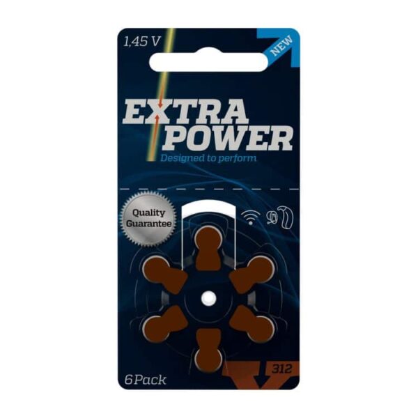 Extra Power Size 312 Hearing Aid Batteries
