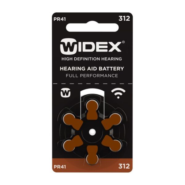 Widex Size 312 Hearing Aid Batteries