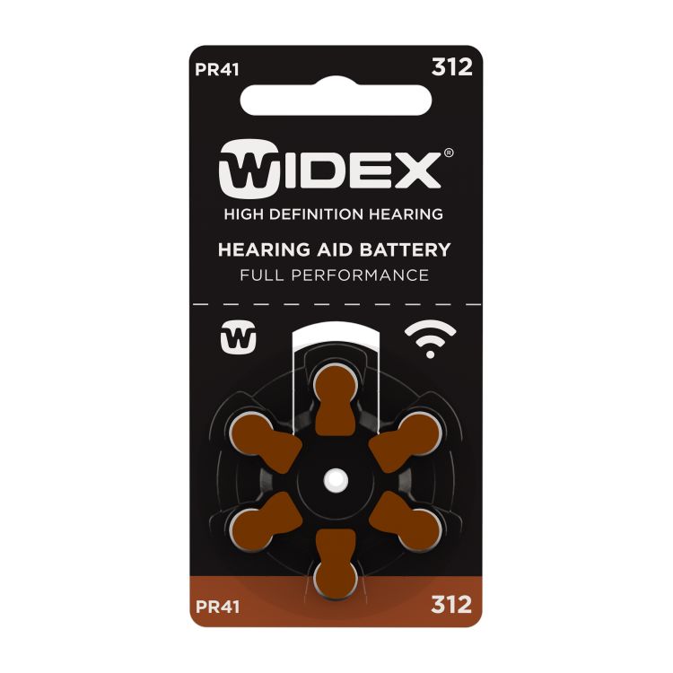 Widex Size 312 Hearing Aid Batteries